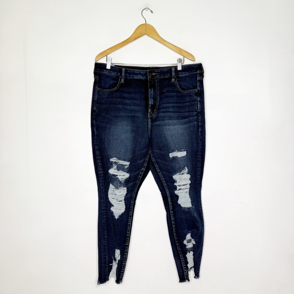 American Eagle Outfitters Dark Blue Skinny Jeans